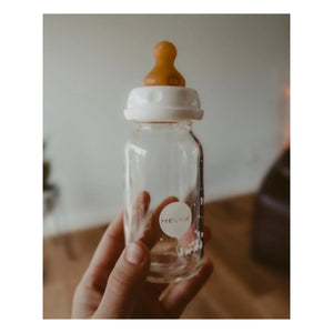 Hevea - Biberón de vidrio para bebé de 240 ml - Set de 2 unidades