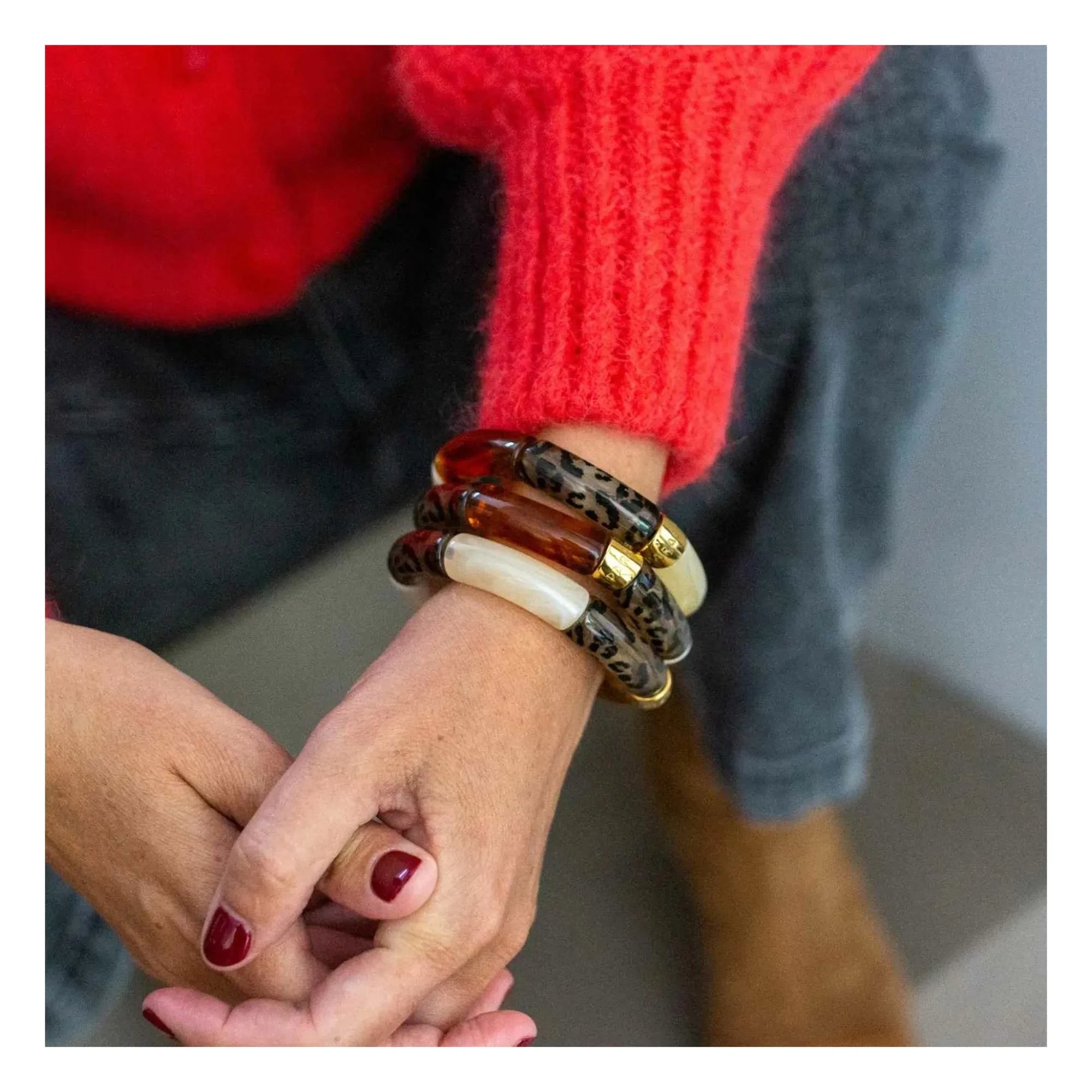 Parabaya - Feli 1 pulsera | Crema