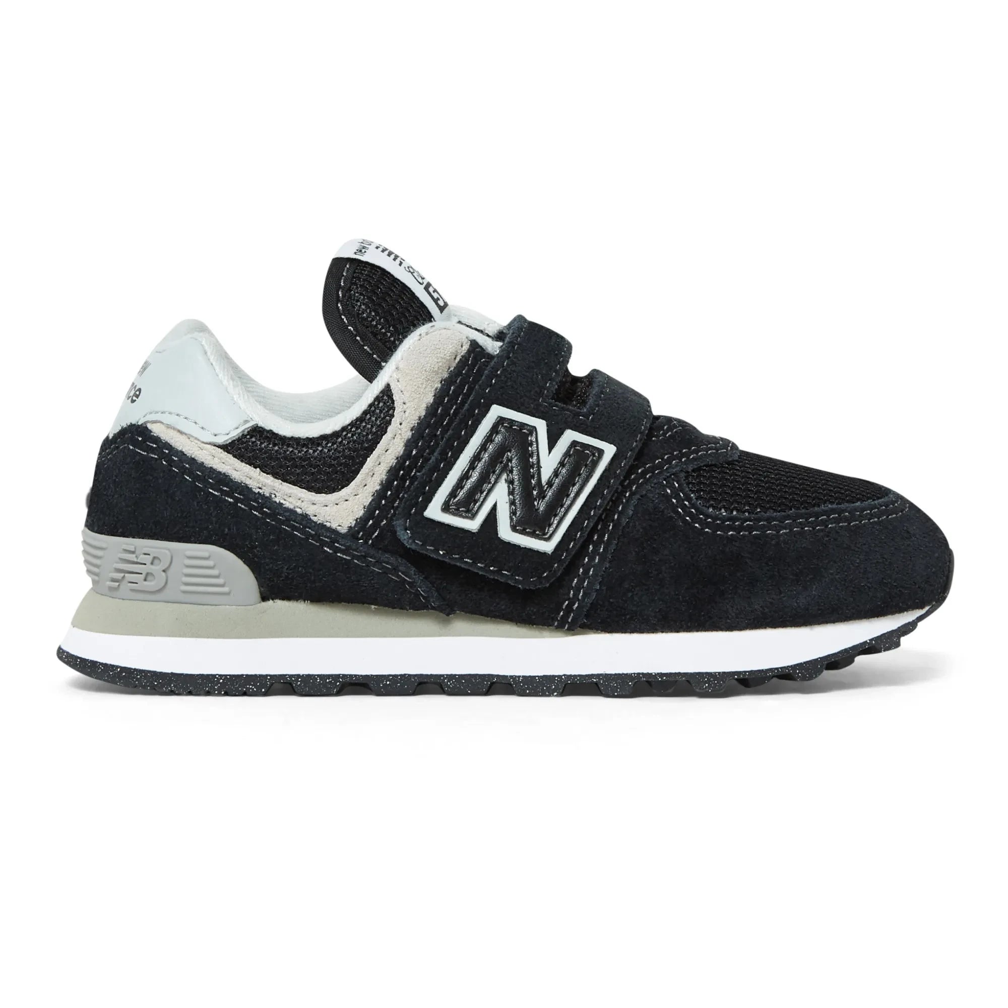 New Balance - Zapatillas deportivas con cierre de velcro 574 | Negro