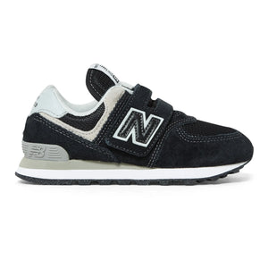 New Balance - Zapatillas deportivas con cierre de velcro 574 | Negro