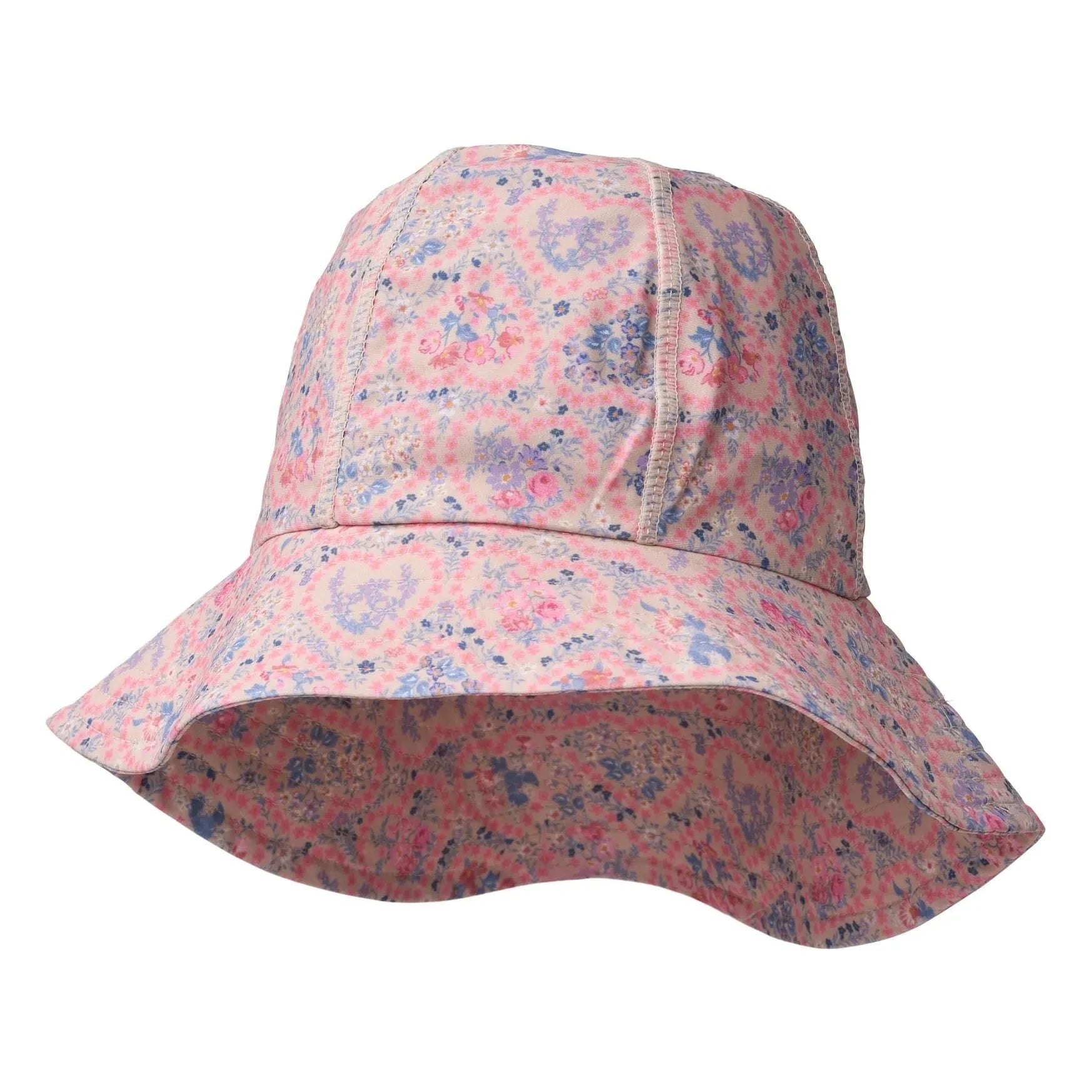 Wheat - Gorro con protección UV Bora Fleuri Fibras recicladas | Rosa pálido