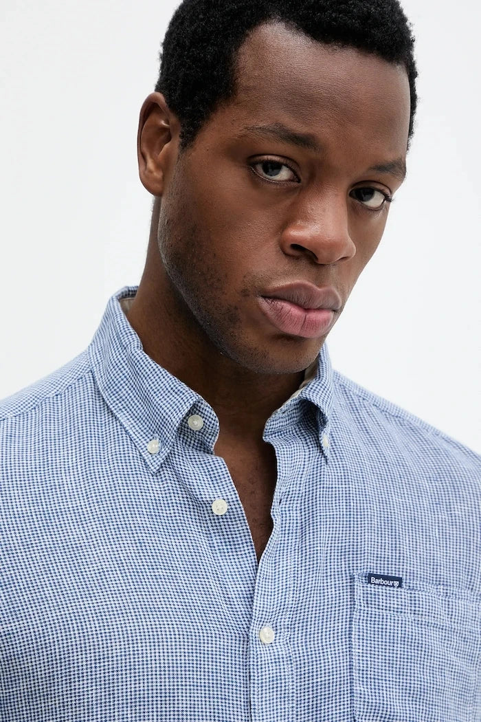 Camisa de lino Barbour Linton Tailored