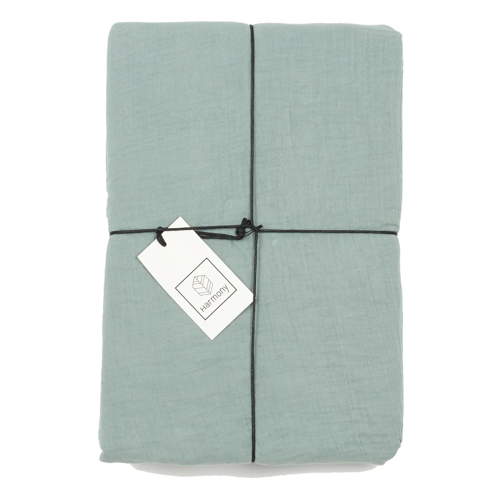 Haomy - Funda nórdica de algodón voile Dili | Celadón