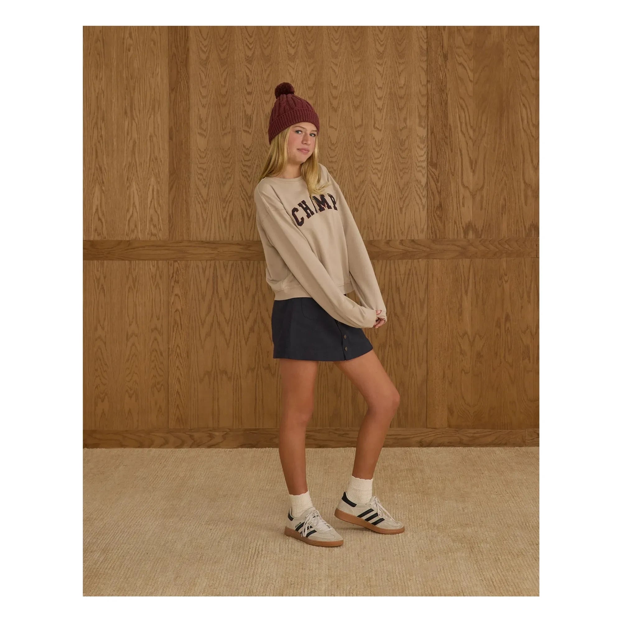 Rylee + Cru - Sudadera Champ | Stone