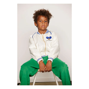 Mini Rodini - Chaqueta Ping Pong de Fibra Reciclada | Blanco