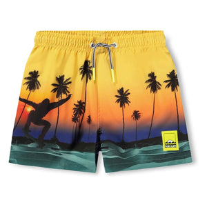 Molo - Niko Sunset Bañador de natación Fibra reciclada | Amarillo