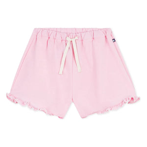 Petit Bateau - Pantalón corto con volantes | Rosa