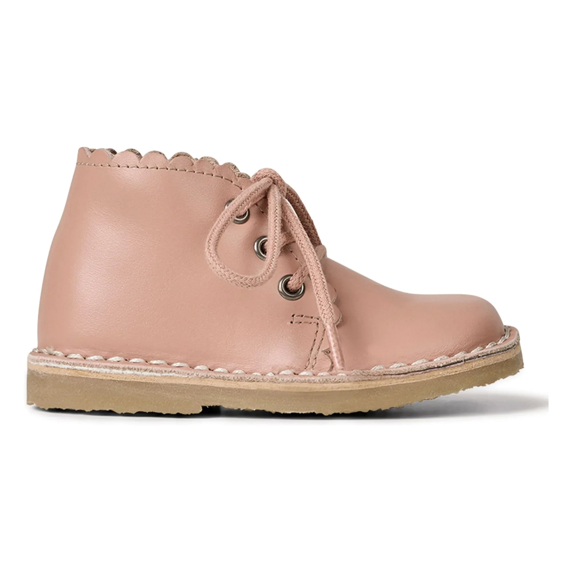Petit Nord - Botas de encaje Kabak | Rosa pálido