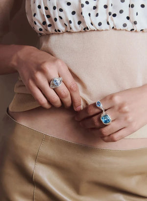 Alhaja - Anillo Positano Azul | Azul