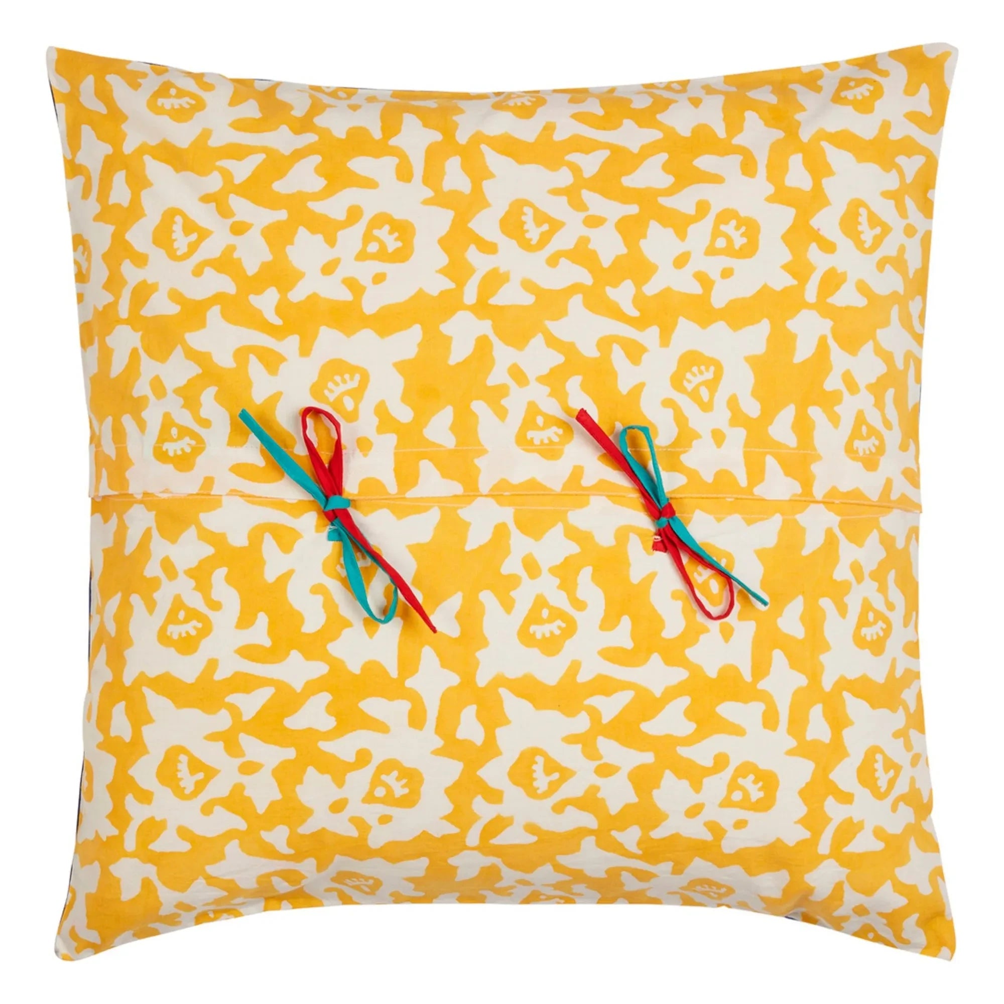 Lisa Corti - Funda de cojín Arabesque Corolla | Amarillo