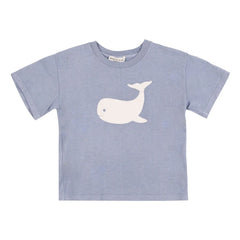Babe & Tess - Camiseta Ballena | Azul marino