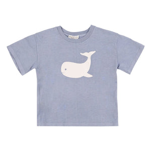 Babe & Tess - Camiseta Ballena | Azul marino