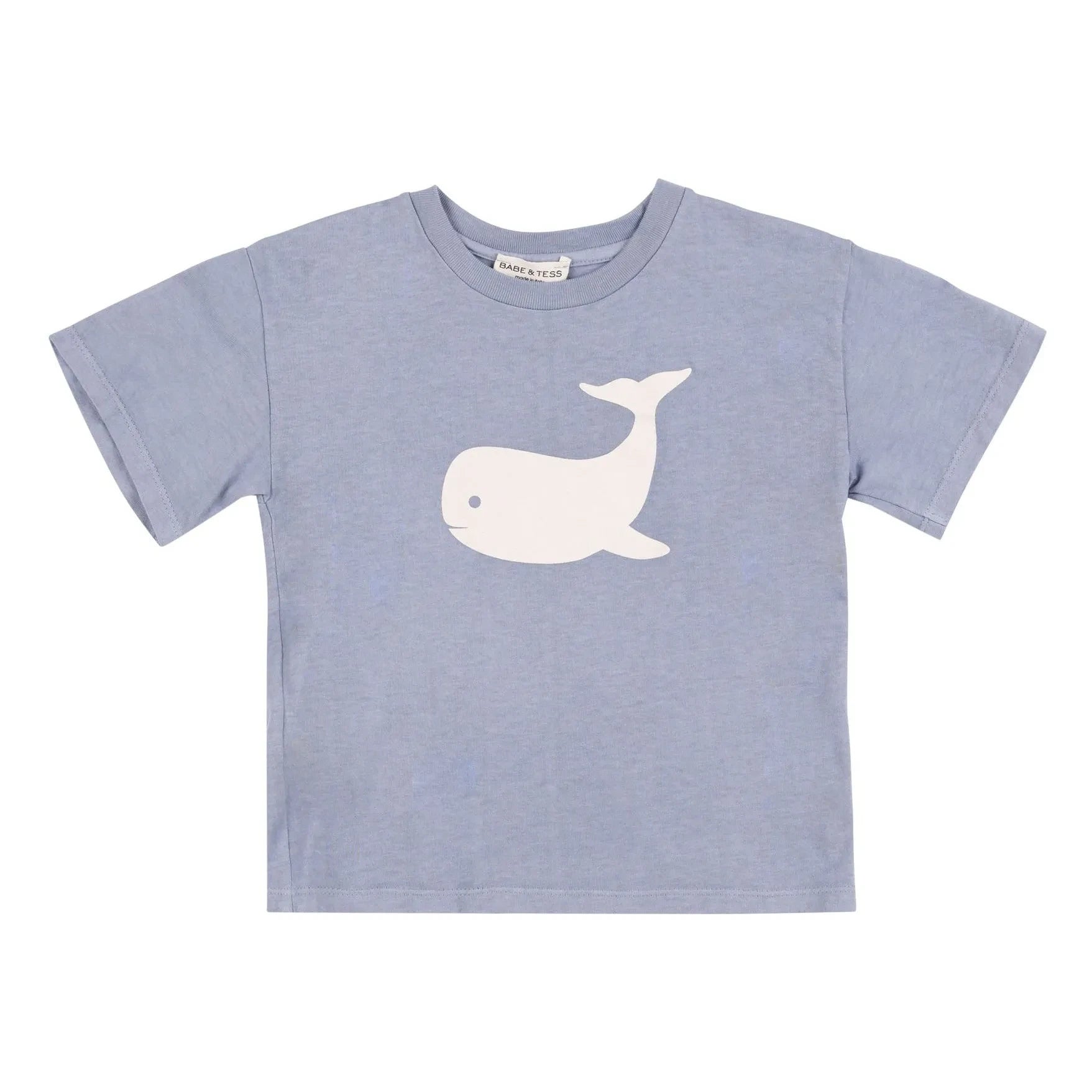 Babe & Tess - Camiseta Ballena | Azul marino