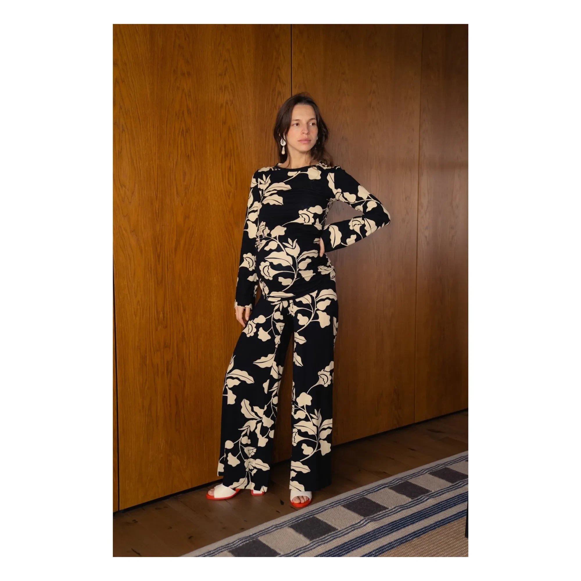 Paloma Collection - Pantalón de Maternidad Andrea Tokyo | Negro