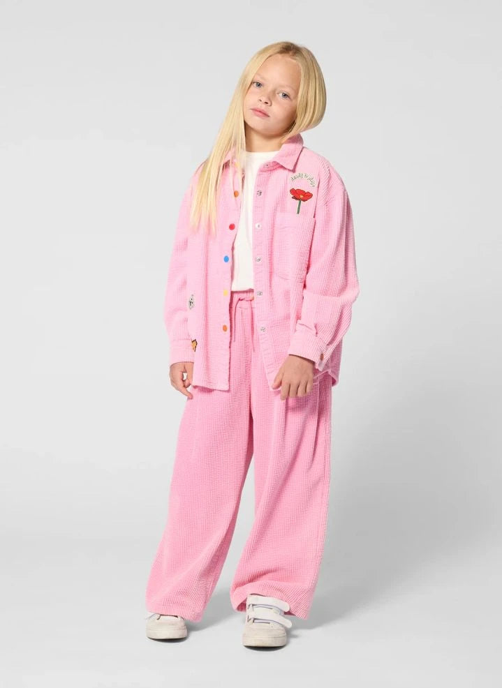 Kenzo - Pantalón elástico de terciopelo | Rosa chicle