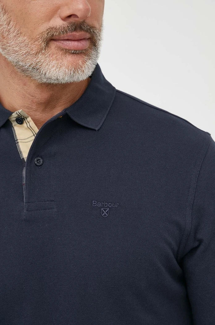 Blusa Barbour de algodón de manga larga