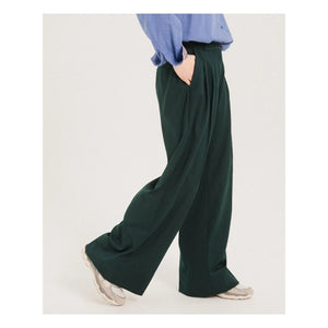 Tinsels - Pantalones Fluidos Uptown | Verde Bosque