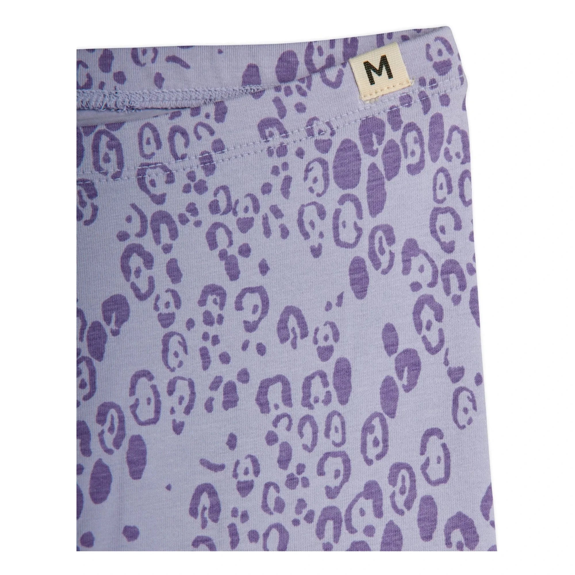 Mini Rodini - Leggings de leopardo de algodón orgánico | Malva
