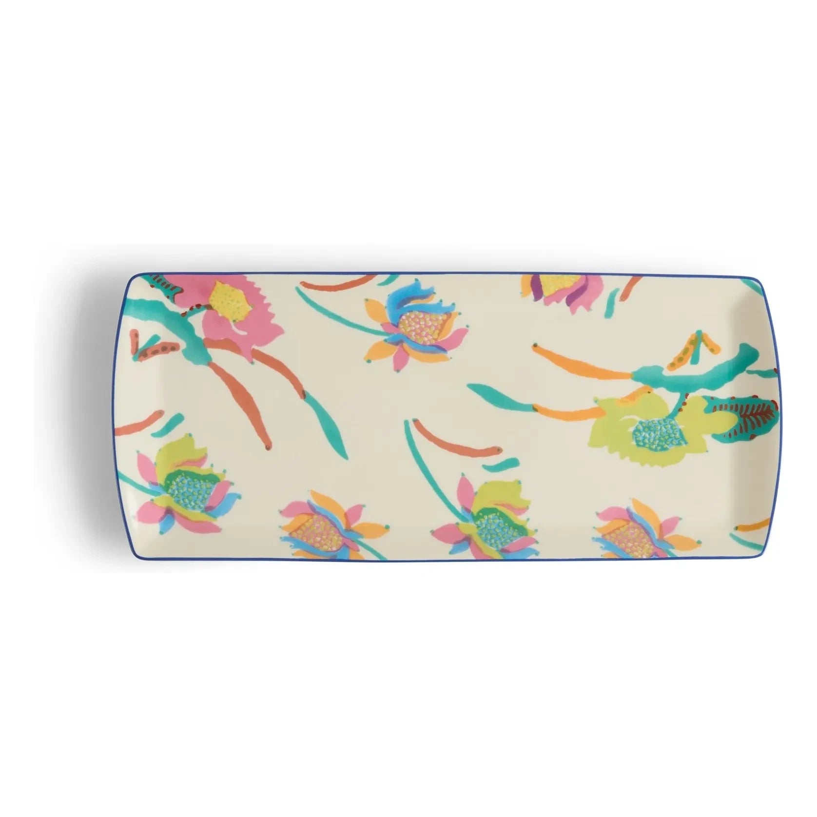 Lisa Corti - Bandeja rectangular de porcelana japonesa | Crema
