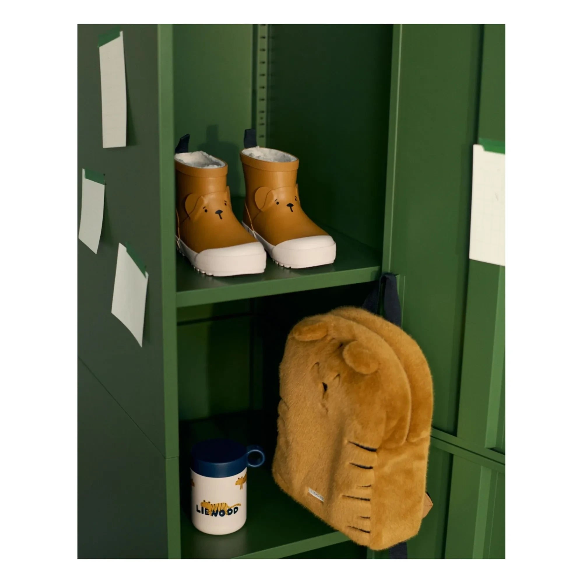 Liewood - Denise Tigre Tüylü Sırt Çantası Geri Dönüştürülmüş Elyaf | Karamel