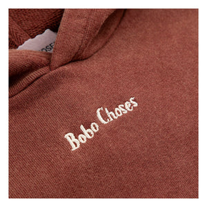 Bobo Choses - Sudadera con capucha de algodón orgánico Bobo Choses | Marrón