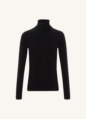 Petit Bateau - Camiseta de Cuello de Barco de Algodón Orgánico - Colección para Mujeres | Negro