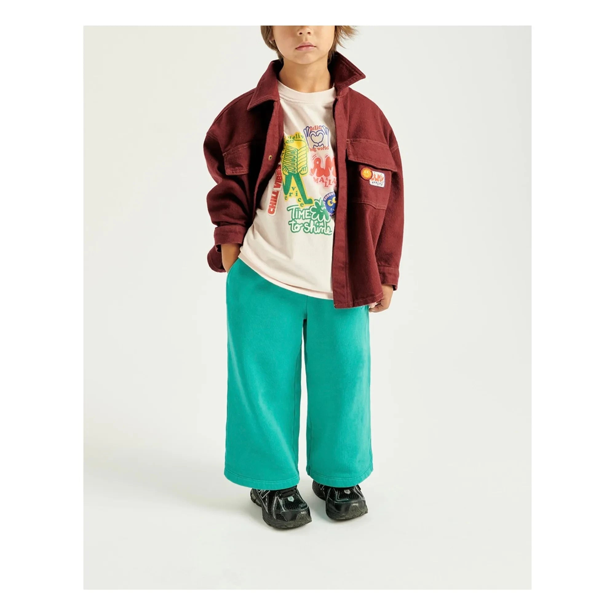 American Vintage - Colaboración American Vintage X Smallable - Izubird Jogger | Turquesa