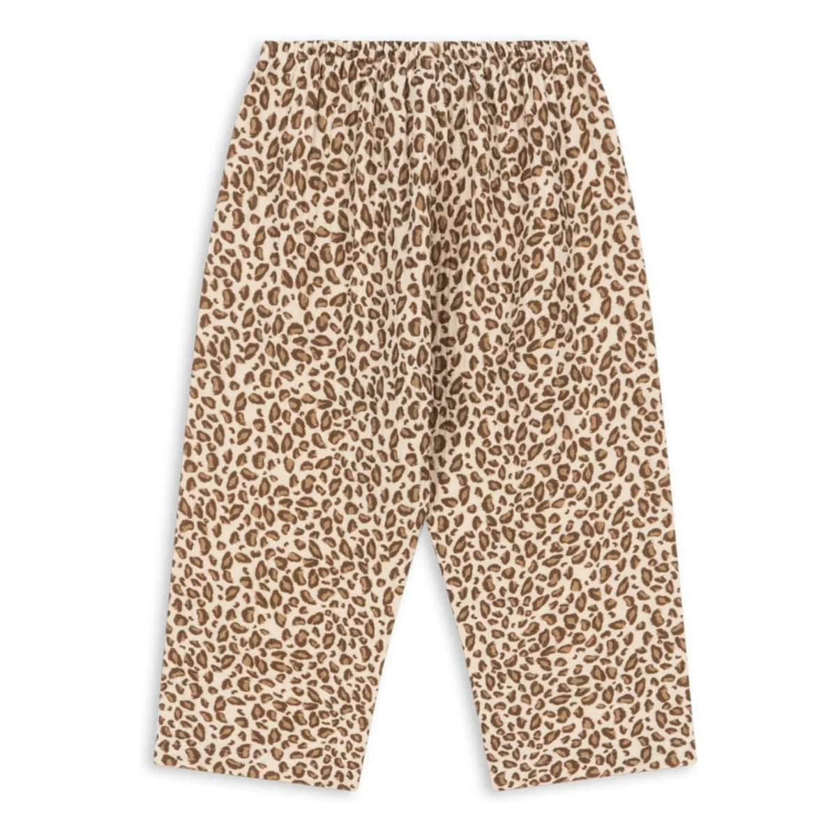 Konges Sløjd - Pantalones de algodón orgánico Coco Leopard | Marrón