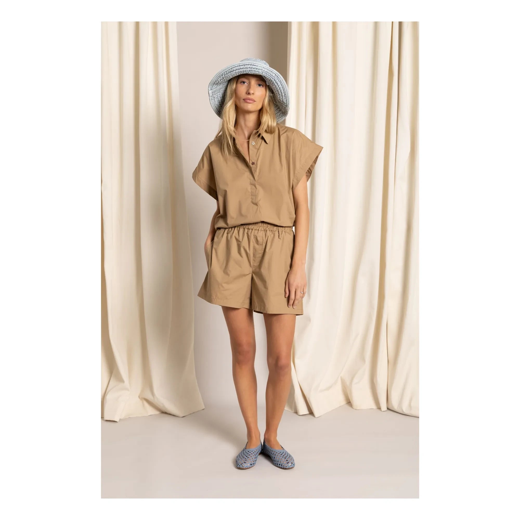 Smallable Mujer - Pantalones cortos Sora | Marrón glaseado