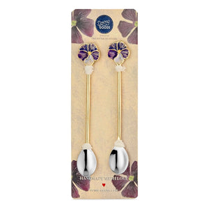 Doing Goods - Juego de cucharas Valery Violet - 2 piezas | Morado