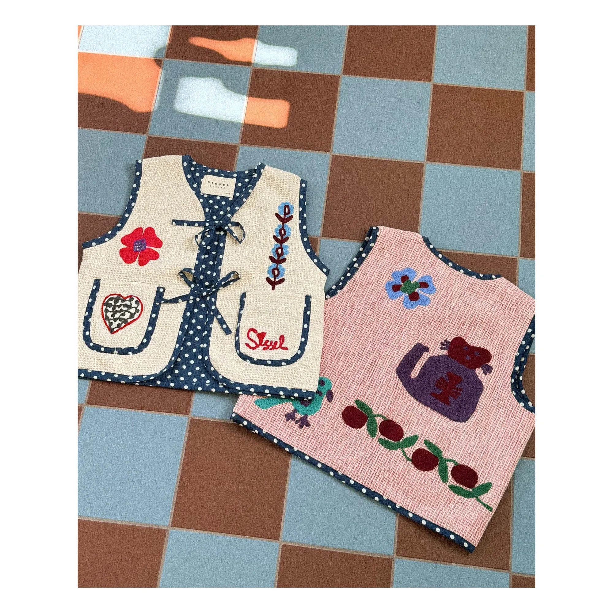 SISSEL EDELBO - Chaleco sin mangas de algodón orgánico Clio - Colección infantil | Crudo