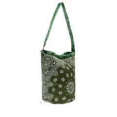 Llámalo por tu nombre - Bolso cubo maxi de algodón | Verde