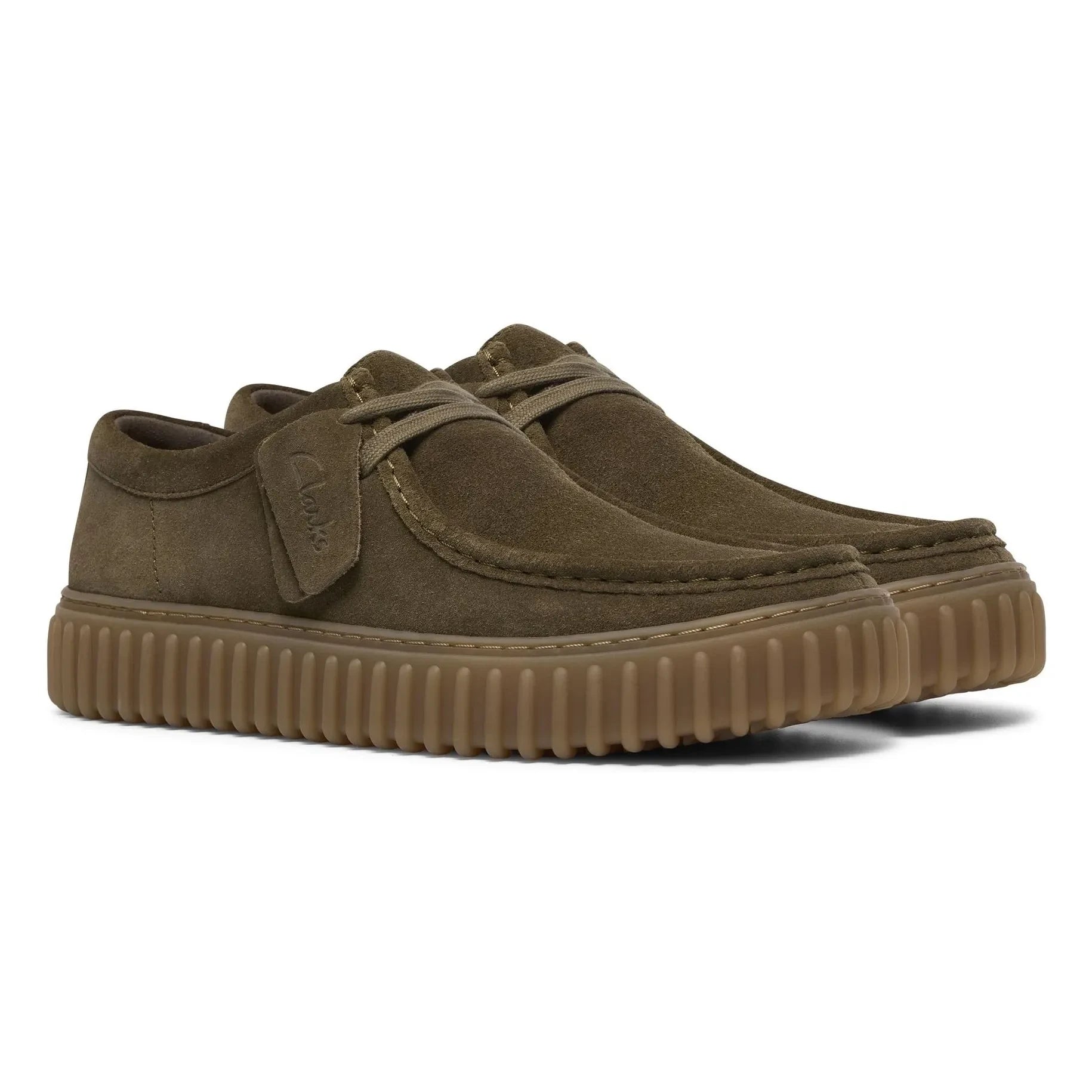 Clarks - Zapatillas Torhill Lo | Verde oscuro