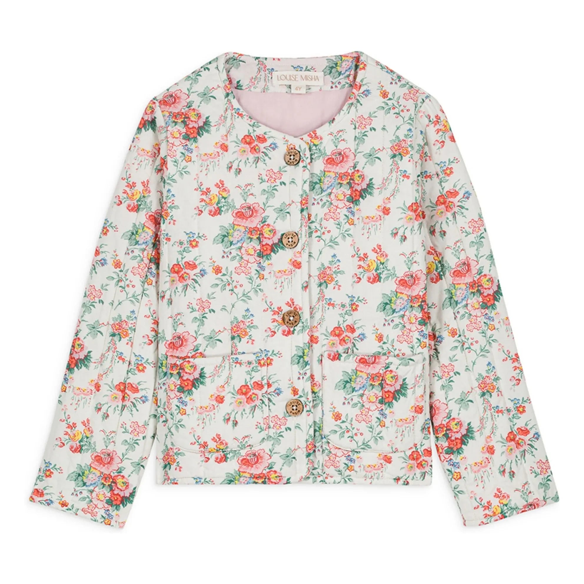 Louise Misha - Chaqueta de algodón orgánico Astrid | Crema