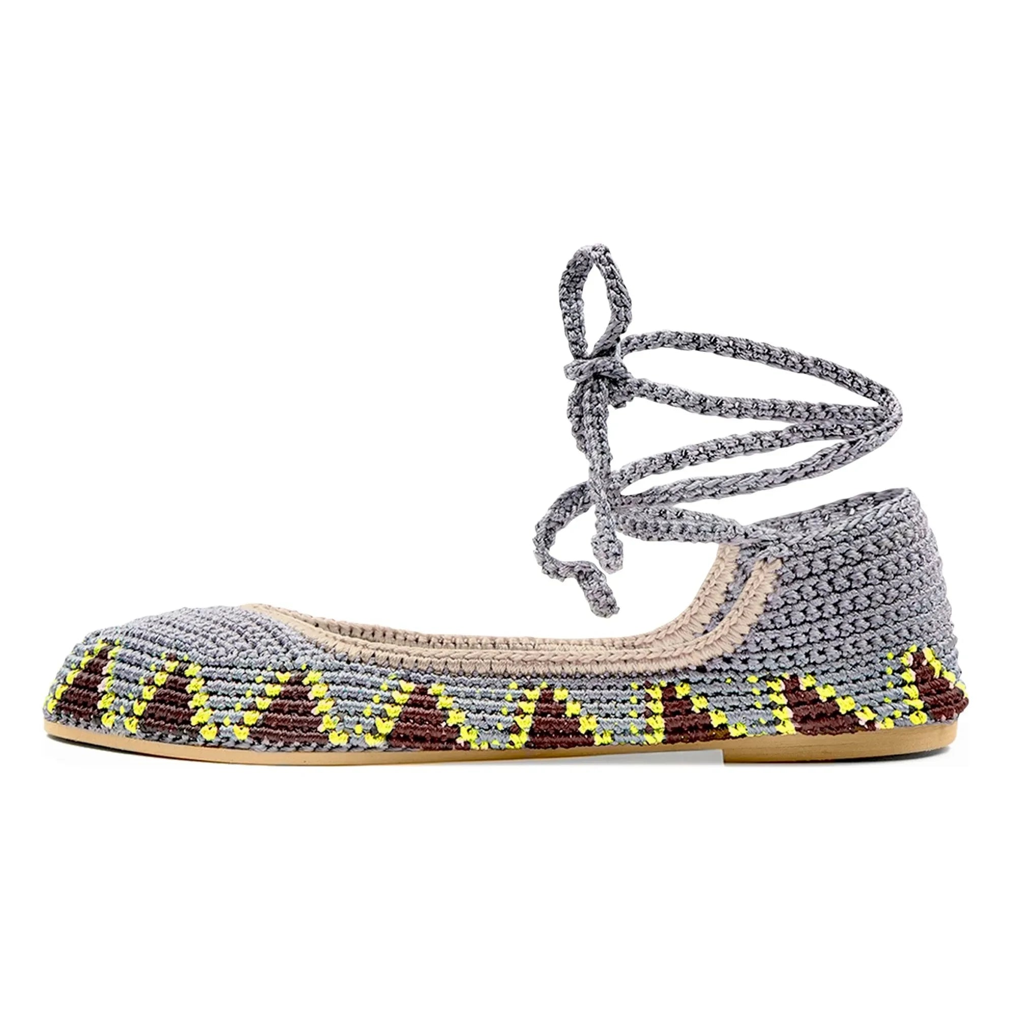Kashura - Bailarinas Altas Poppy Gris | Gris