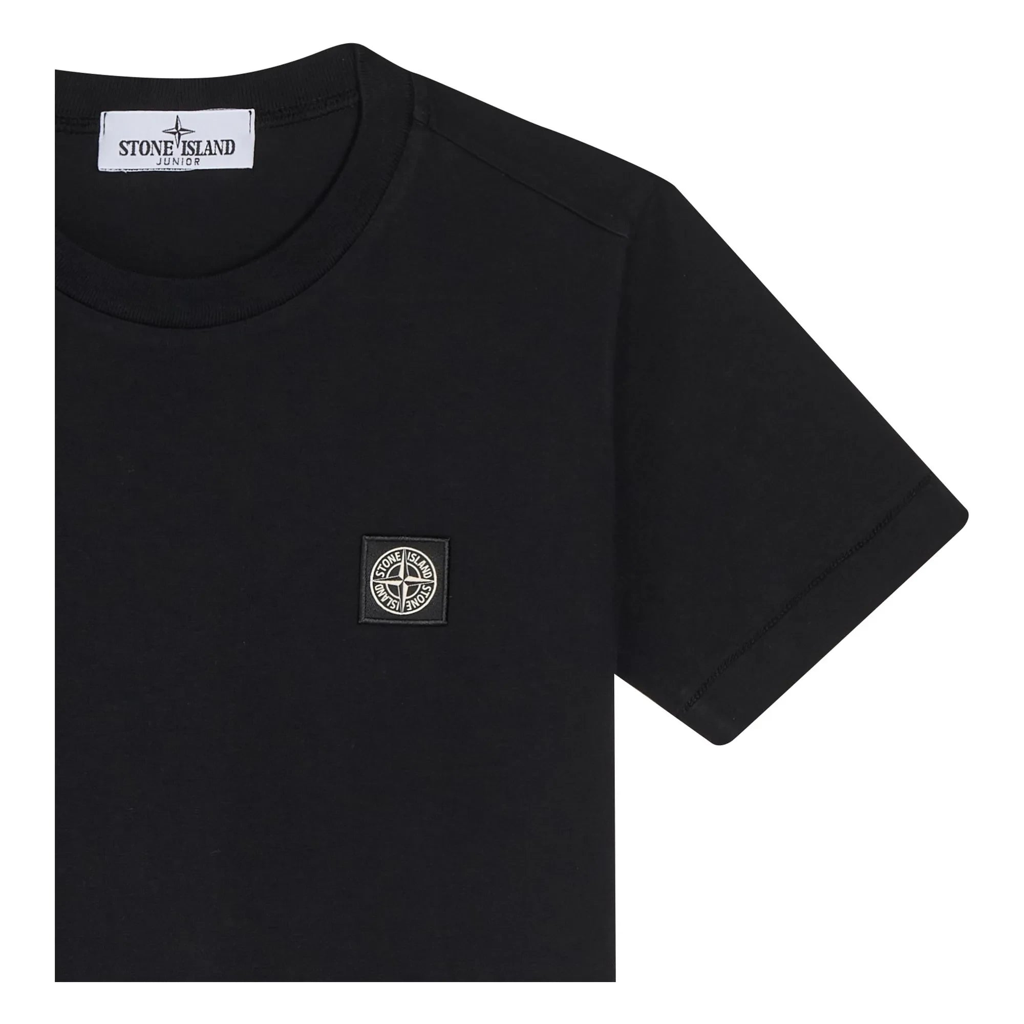 Stone Island - Camiseta con logo | Negro
