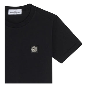 Stone Island - Camiseta con logo | Negro
