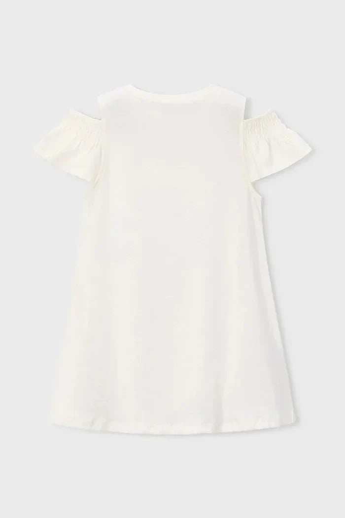 Vestido de algodón para niña Mayoral