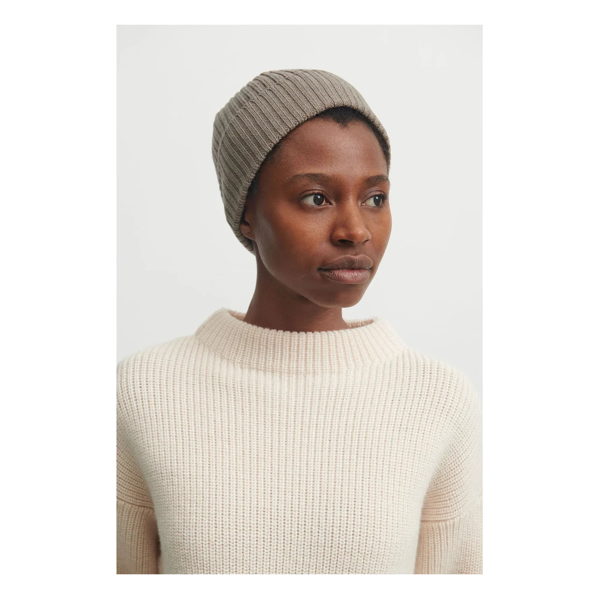 FUB - Gorro de lana - Colección para mujer | Beige