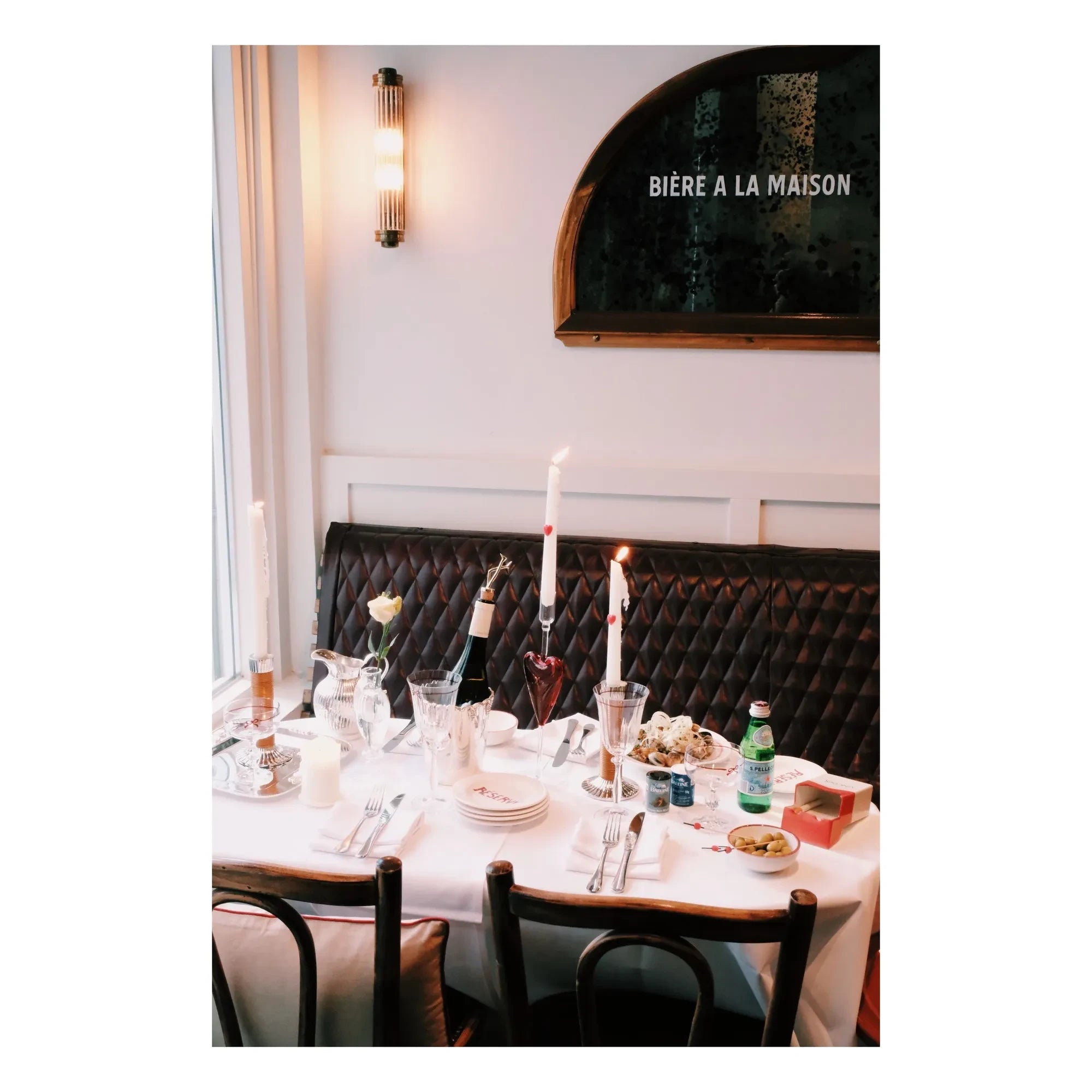 Anna + Nina - Copas de vino Bistro Optic - Juego de 2 | Rojo