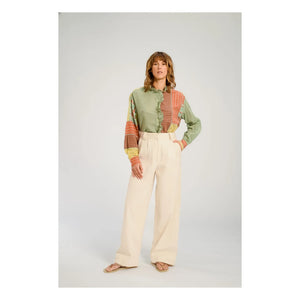 Virginie de Vinster - Blusa Udaipur | Verde