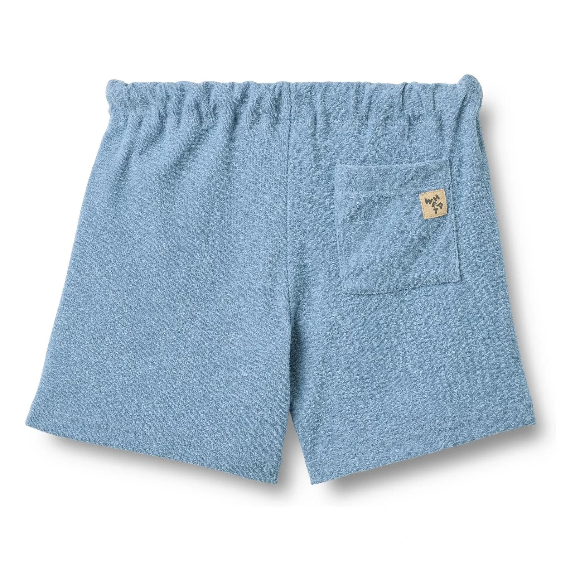 Wheat - Short de punto Kalle de algodón orgánico | Azul