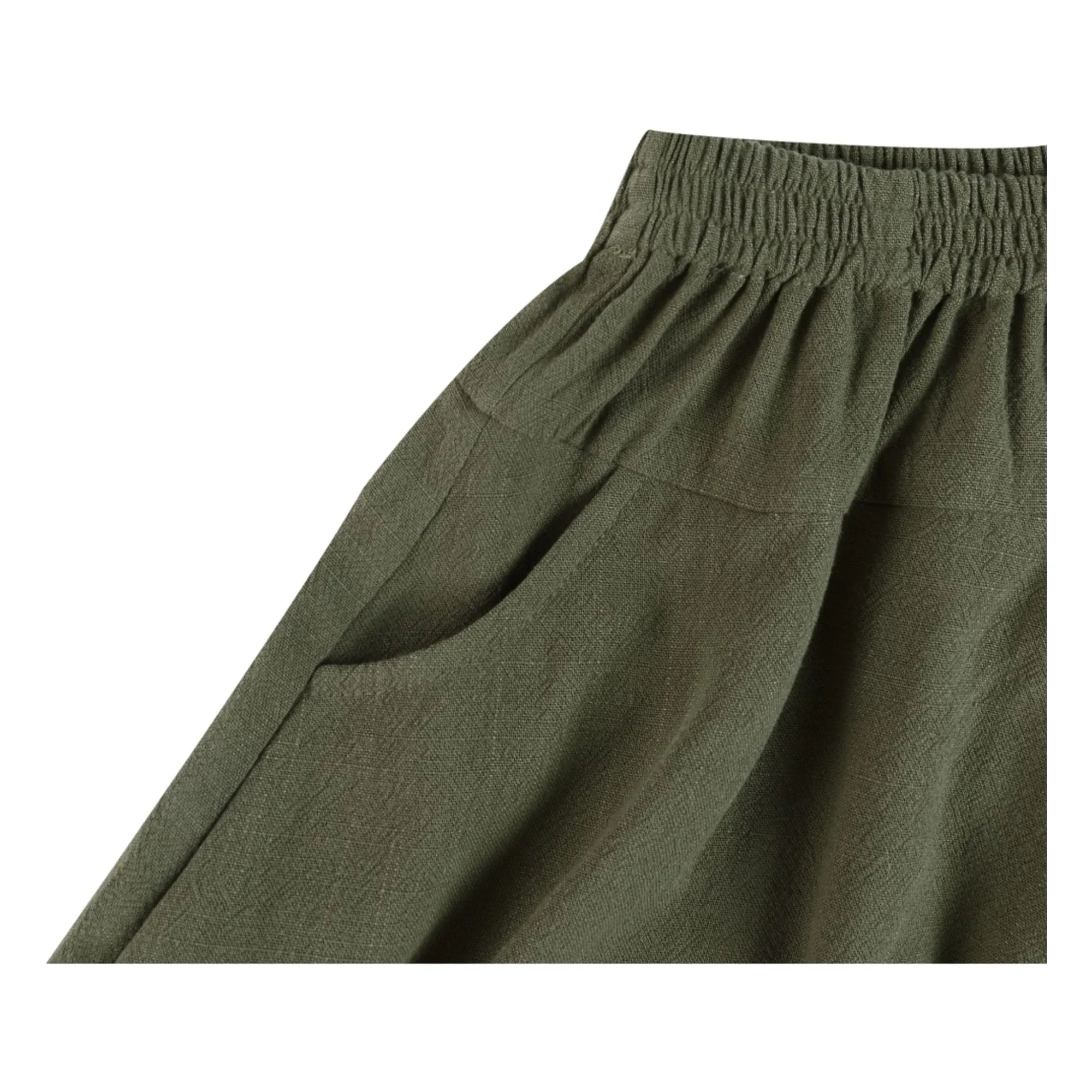 Donsje - Shorts Mazena Lin | Caqui oscuro