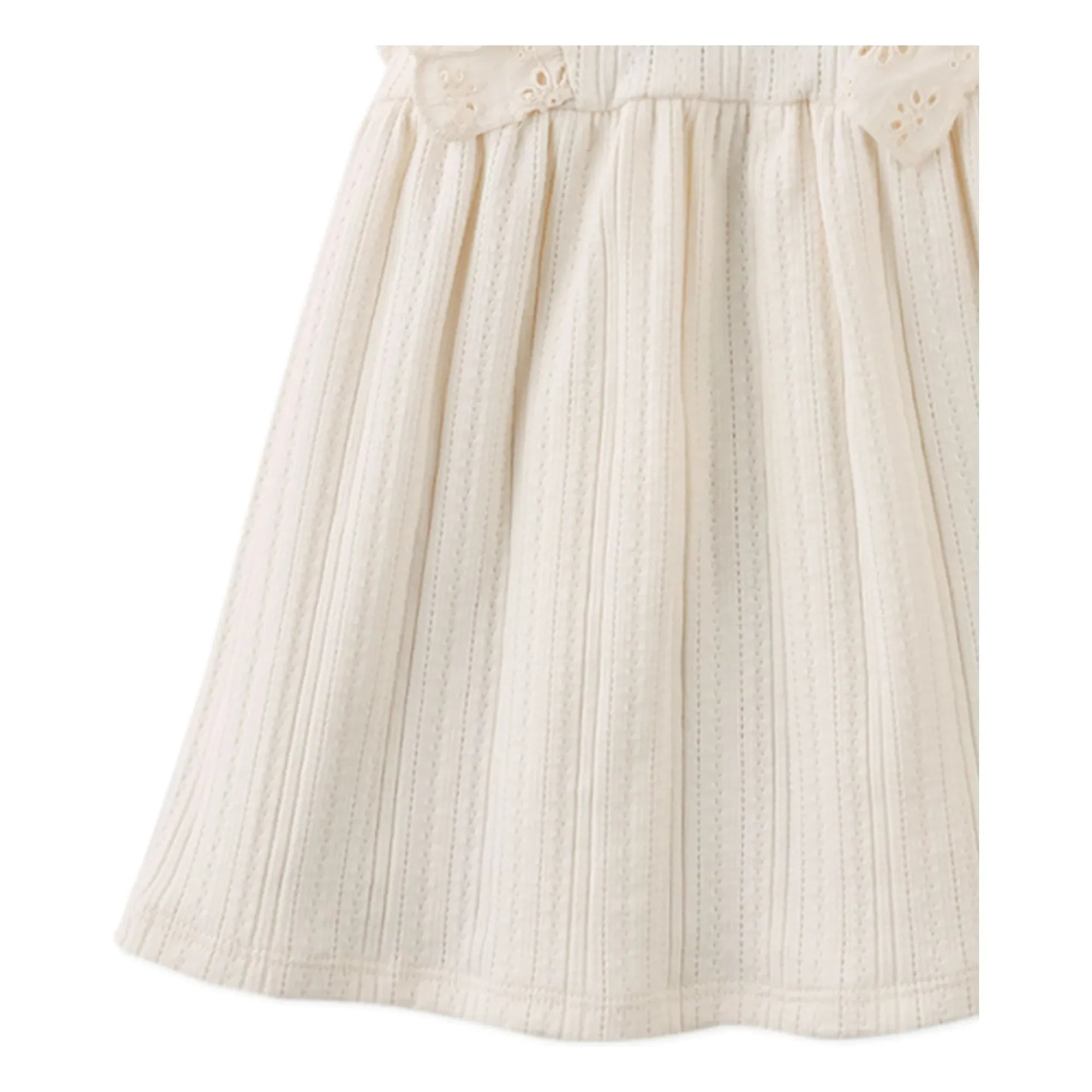 Gingersnaps - Vestido con volantes y bordados Elowyn | Crudo