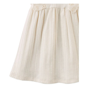 Gingersnaps - Vestido con volantes y bordados Elowyn | Crudo