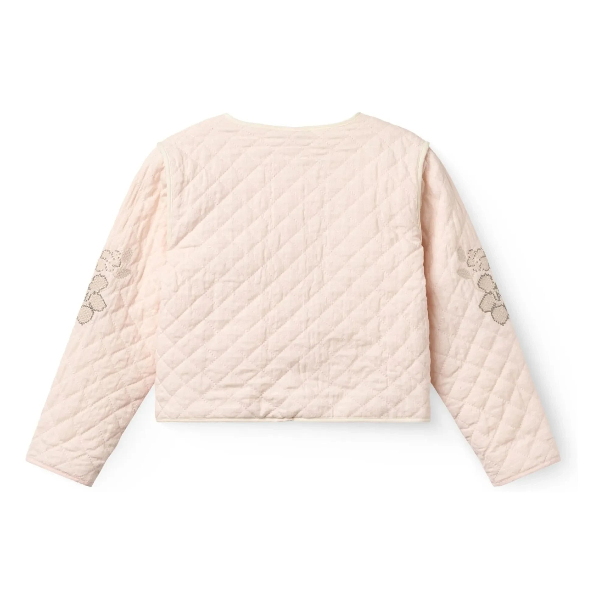 Copenhagen Colors - Chaqueta Guateada con Bordado de Algodón Orgánico | Lychee Pink