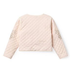 Copenhagen Colors - Chaqueta Guateada con Bordado de Algodón Orgánico | Lychee Pink
