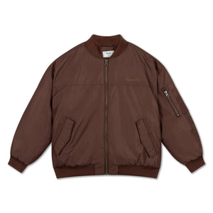 Repose AMS - Chaqueta Bomber de Fibra Reciclada | Marrón