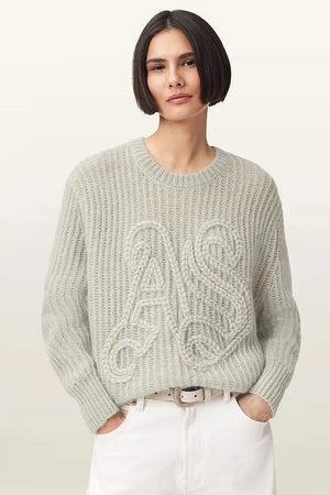 AllSaints Sudadera de Lana CHAIN