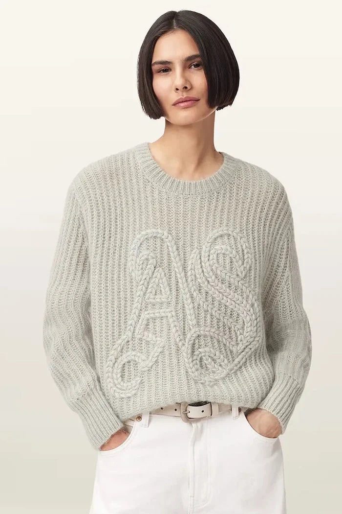 AllSaints Sudadera de Lana CHAIN